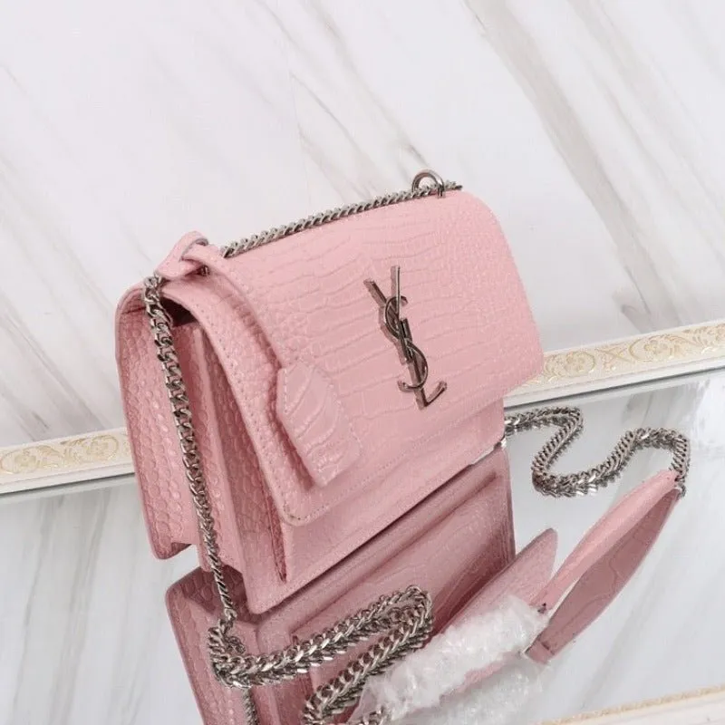 Shoulder Pink ESMEE - Top choice Sunset Croc Hassle-free delivery Bag