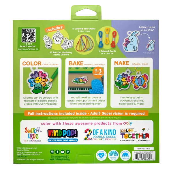 Shrink-Its! Art Kit - Garden Pals
