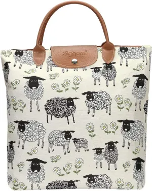 Signare Tapestry Foldable Tote Bag Reusable Shopping Bag Grocery Bag