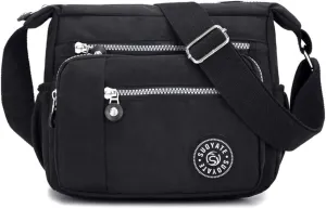 Single Messenger Bag Bags Crossbody Fashion Shoulder Nylon Women Bags Drawing Messenger Bag (B, One Size)