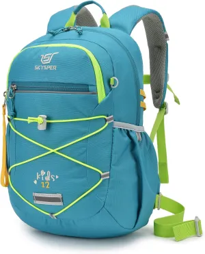 SKYSPER Kids Backpack 12L Children School Bag Child Boy Girl Pack Ages 4-8 for Traveling Day Trips Classes Camping(Teal)