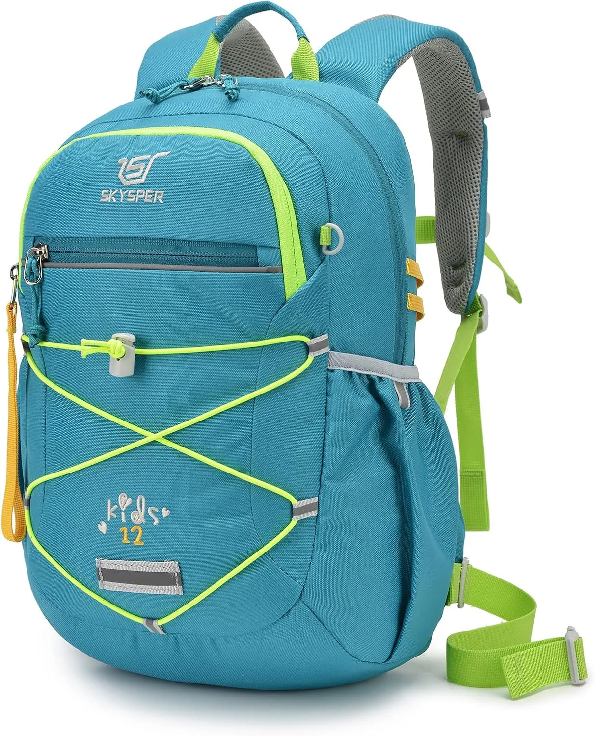 SKYSPER Kids Backpack 12L Children School Bag Child Boy Girl Pack Ages 4-8 for Traveling Day Trips Classes Camping(Teal)