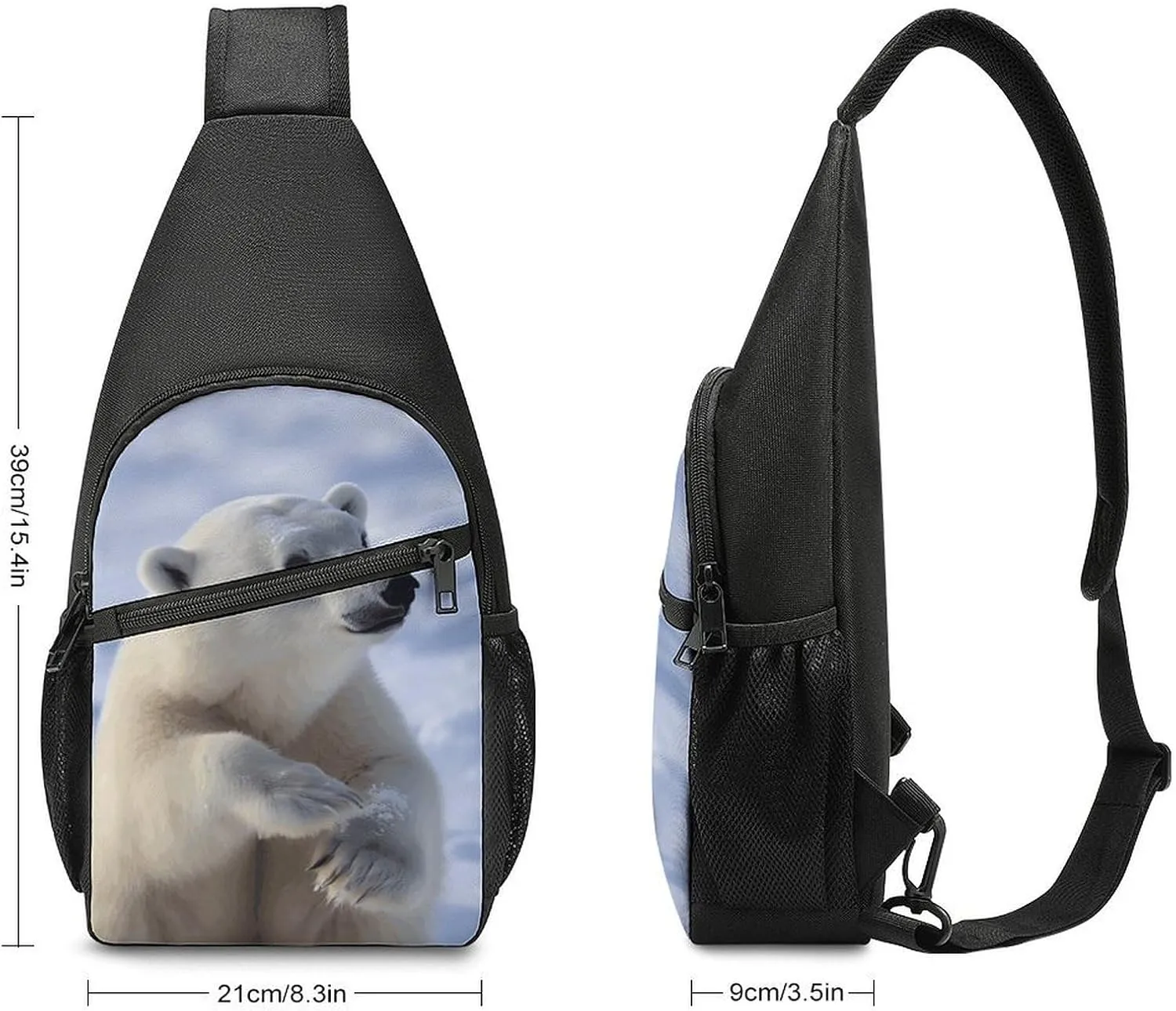 Sling Bag for Women Men Crossbody Bag Chest Bag Party Lights Sling Backpack Fanny Packs Travel Hiking Daypack