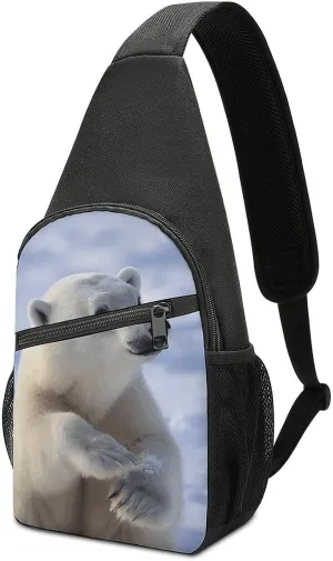 Sling Bag for Women Men Crossbody Bag Chest Bag Party Lights Sling Backpack Fanny Packs Travel Hiking Daypack