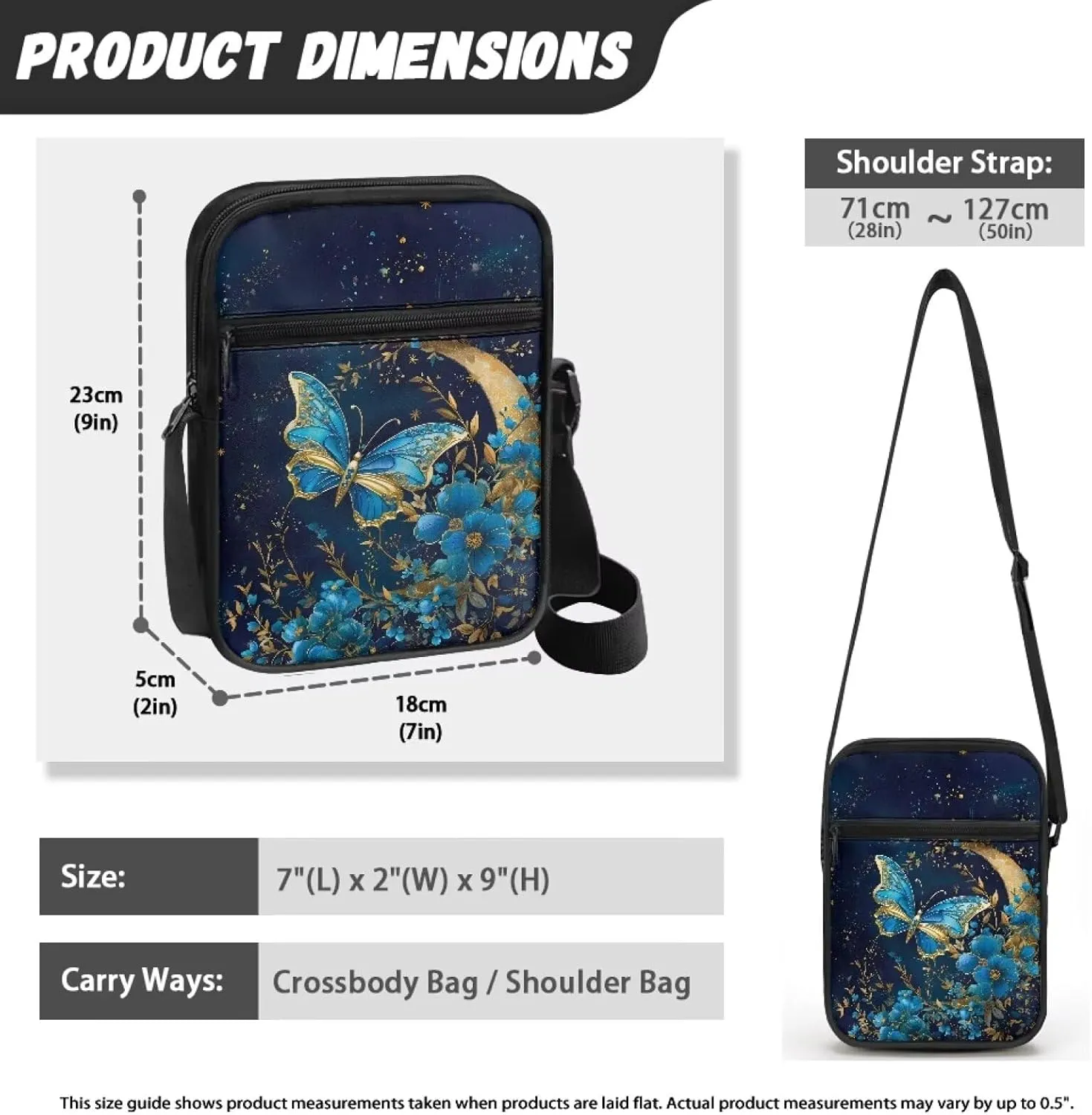 Small Crossbody Purse Cute Travel Cell Phone Purse Kawaii Cross Body Bag Purses for Women Men Boys Girls