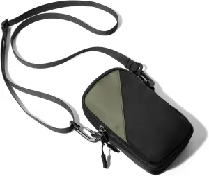 Small Crossbody Wallet Phone Bag Women Men Mini chest Purse Over Shoulder Strap Cell Phone Shoulder Bag sling Bag, Black (olive)