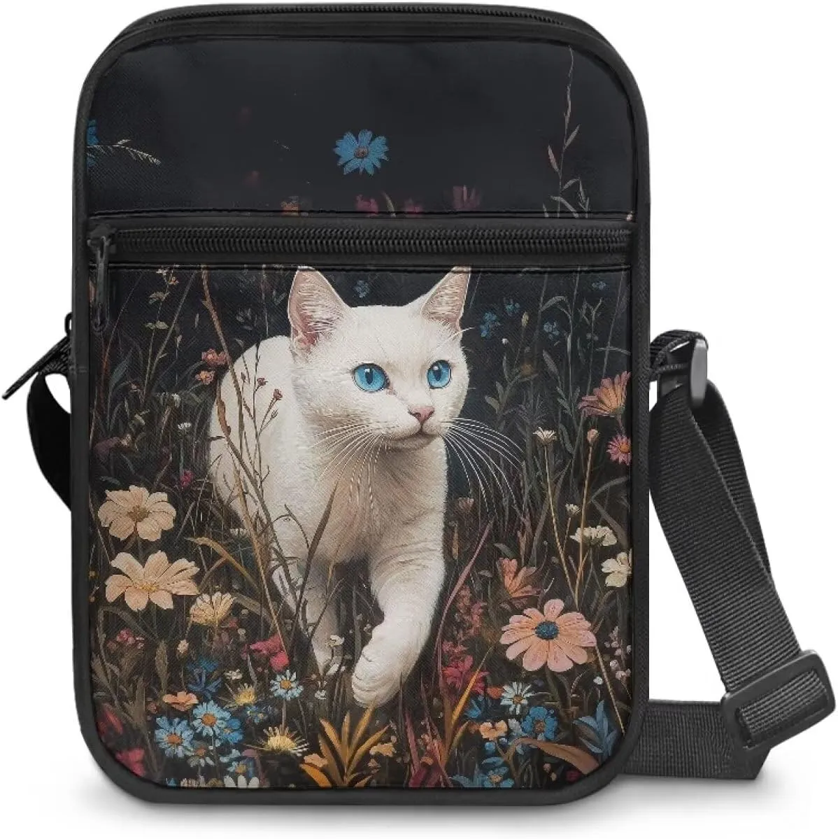 Small Messenger Bag for Men Women Wallet Purse Cell Phone Purse Shoulder Bag for Phone Passport