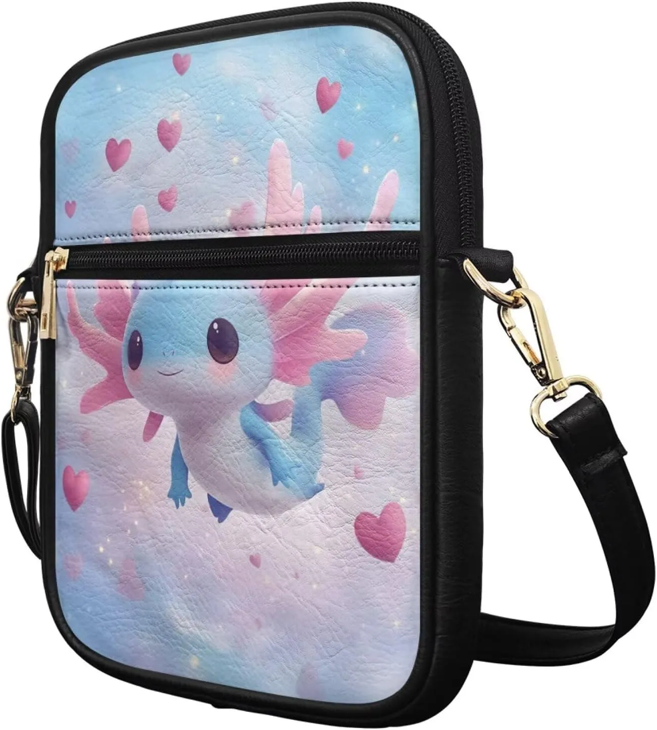 Small Messenger Bag with Adjustable Strap for Women Travel Hiking