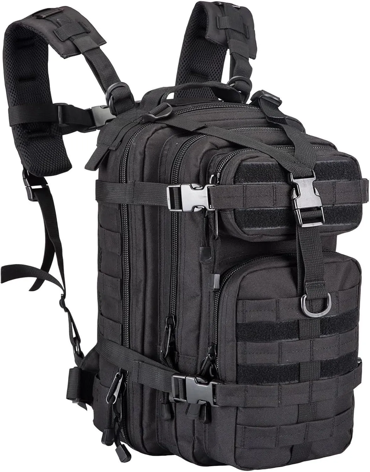 Small Military Tactical Backpack 30L Assault Backpack Tactical Bag for Outdoor,Hiking, Camping Travel (Black)