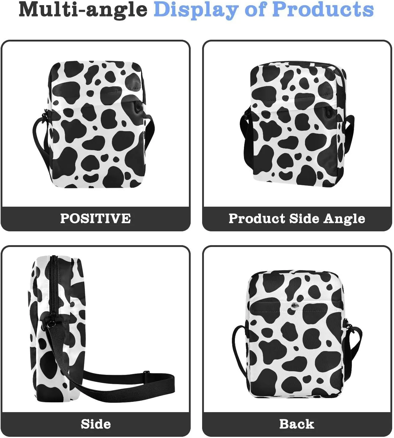 Small Shoulder Messenger Bags Women and Men Mini Adjustable Crossbody Handbag