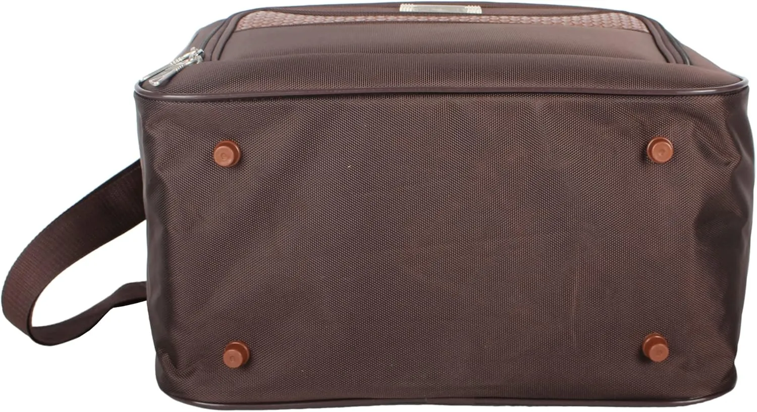 Softside Carry-On Bag for Men, Overnight Weekender Tote 16 Inch Brown
