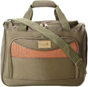 Softside Carry-On Bag for Men, Overnight Weekender Tote 16 Inch Olive