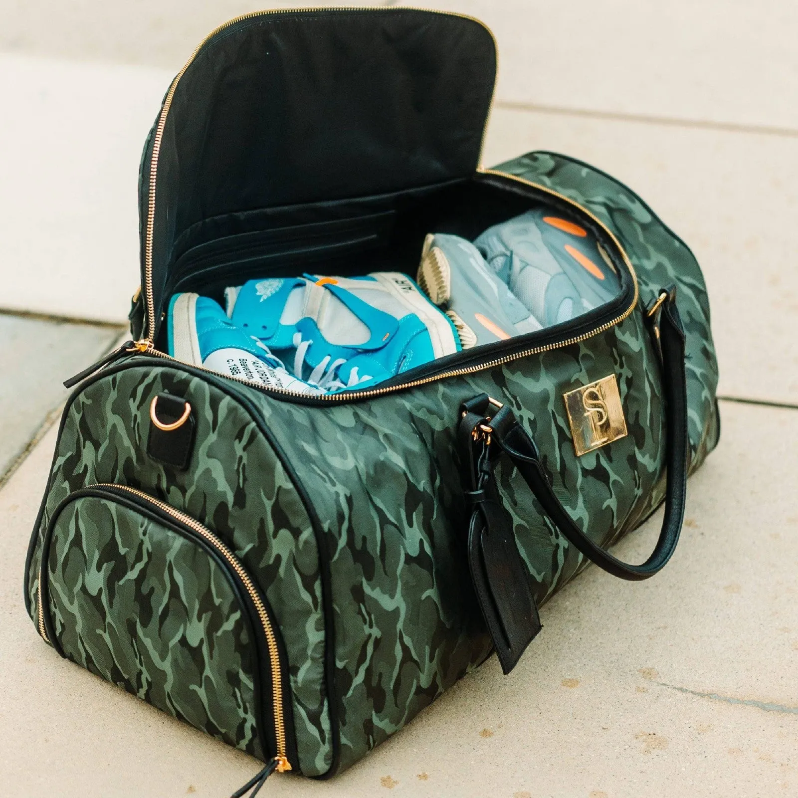 Sole Premise Green Camo Duffle Bag (New Weekender Design)