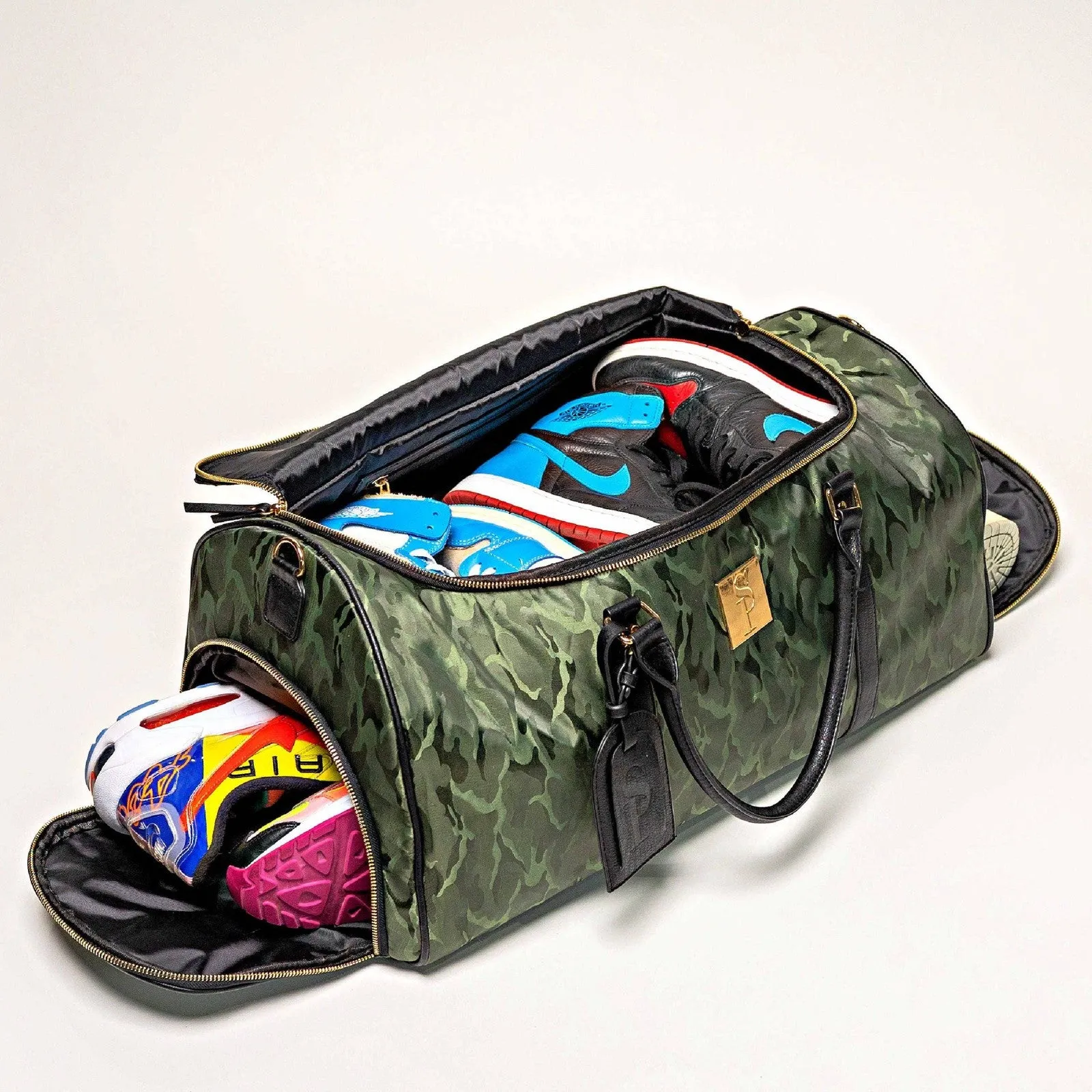 Sole Premise Green Camo Duffle Bag (New Weekender Design)