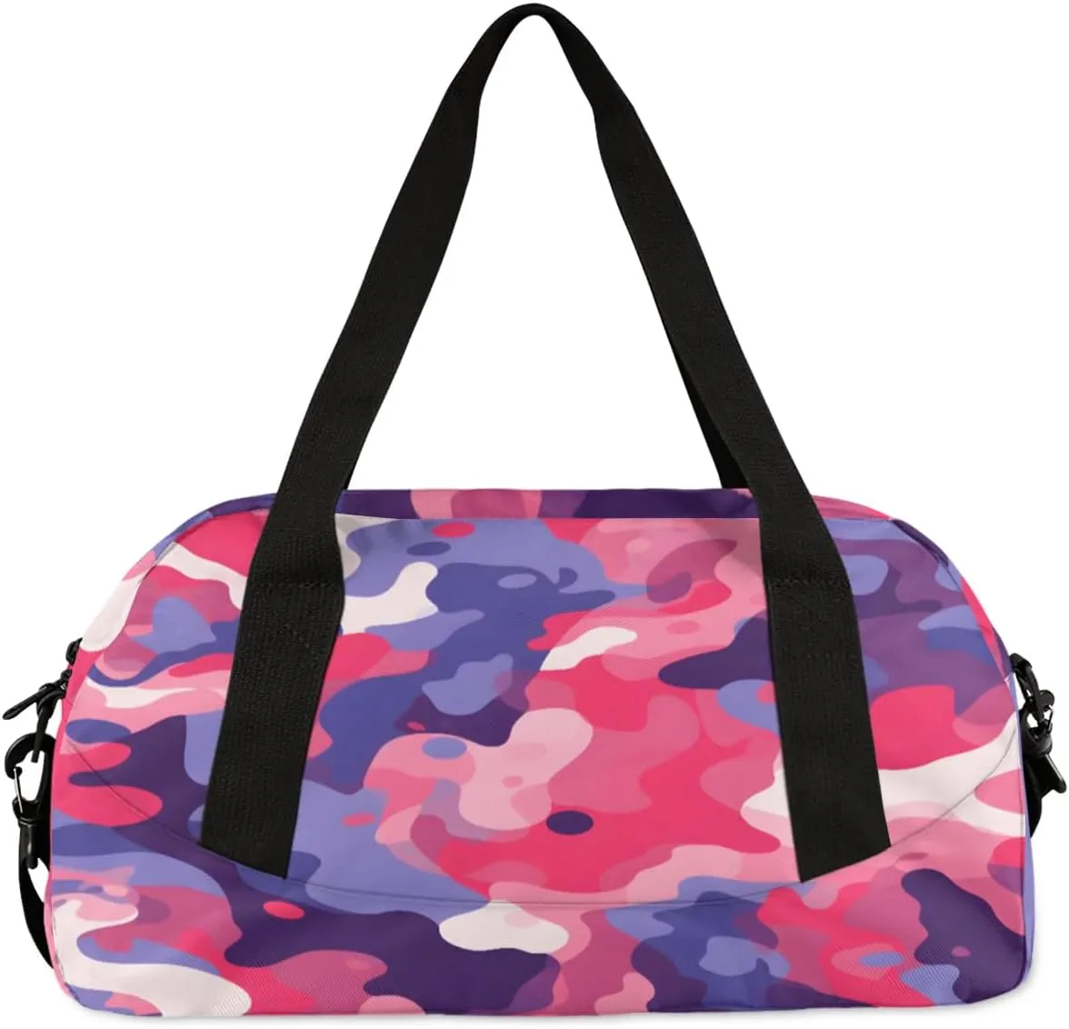 Sport Duffel Bag Beautiful Camouflage Color Kids Gym Bag Weekender Overnight Bags for Boys Girls Teens Carry On Workout Travel Bag