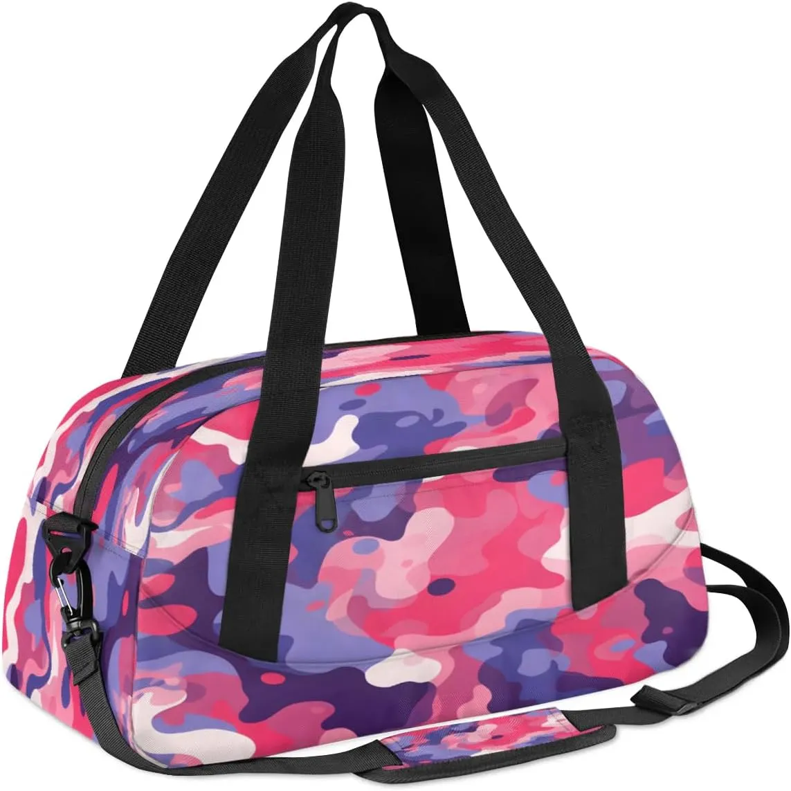 Sport Duffel Bag Beautiful Camouflage Color Kids Gym Bag Weekender Overnight Bags for Boys Girls Teens Carry On Workout Travel Bag