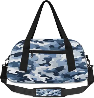 Sport Duffel Bag Classic Camo Kids Gym Bag Weekender Overnight Bags for Boys Girls Teens Carry On Workout Travel Bag