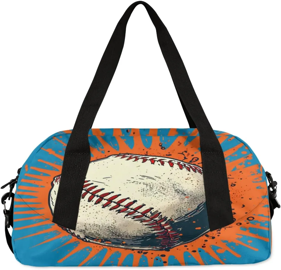 Sport Duffel Bag Fashion Baseball Kids Gym Bag Weekender Overnight Bags for Boys Girls Teens Carry On Workout Travel Bag