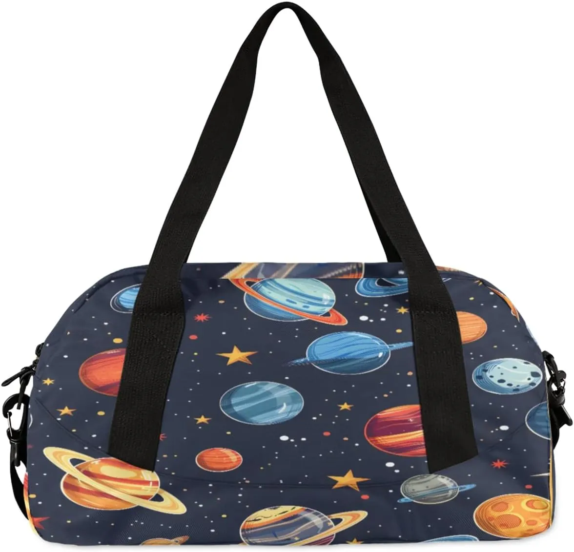 Sport Duffel Bag Planets Kids Gym Bag Weekender Overnight Bags for Boys Girls Teens Carry On Workout Travel Bag