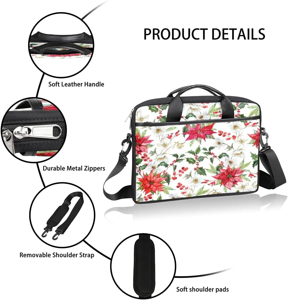Sports Beach Volleyball Laptop Shoulder Messenger Bag Waterproof Laptop Briefcase with Handle and Padded Strap Case Sleeve