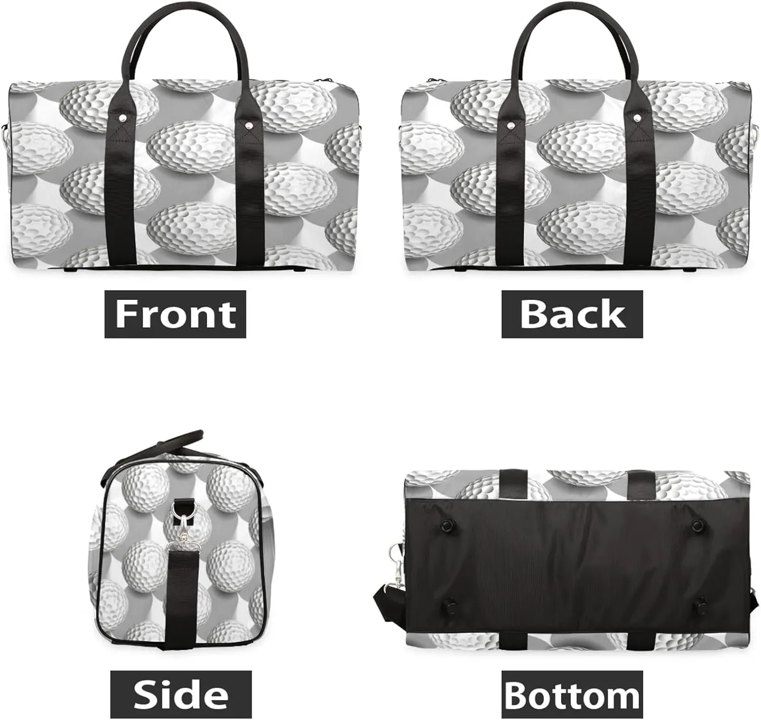 Sports Golf Travel Bag for Men Women, Gym Duffle Bags for Travel, Carry On Luggage Bag, Weekender Overnight Workout Bags