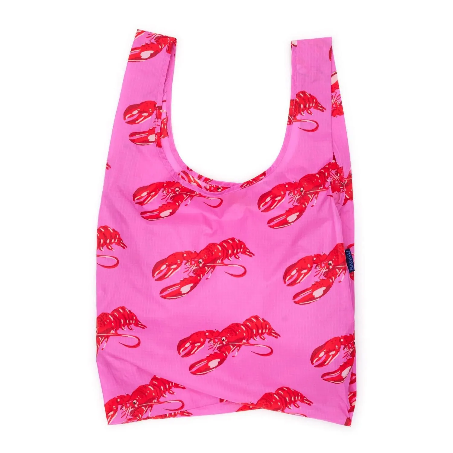 Standard Reusable Tote: Pink Lobster