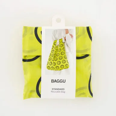 Standard Reusable Tote: Yellow Happy