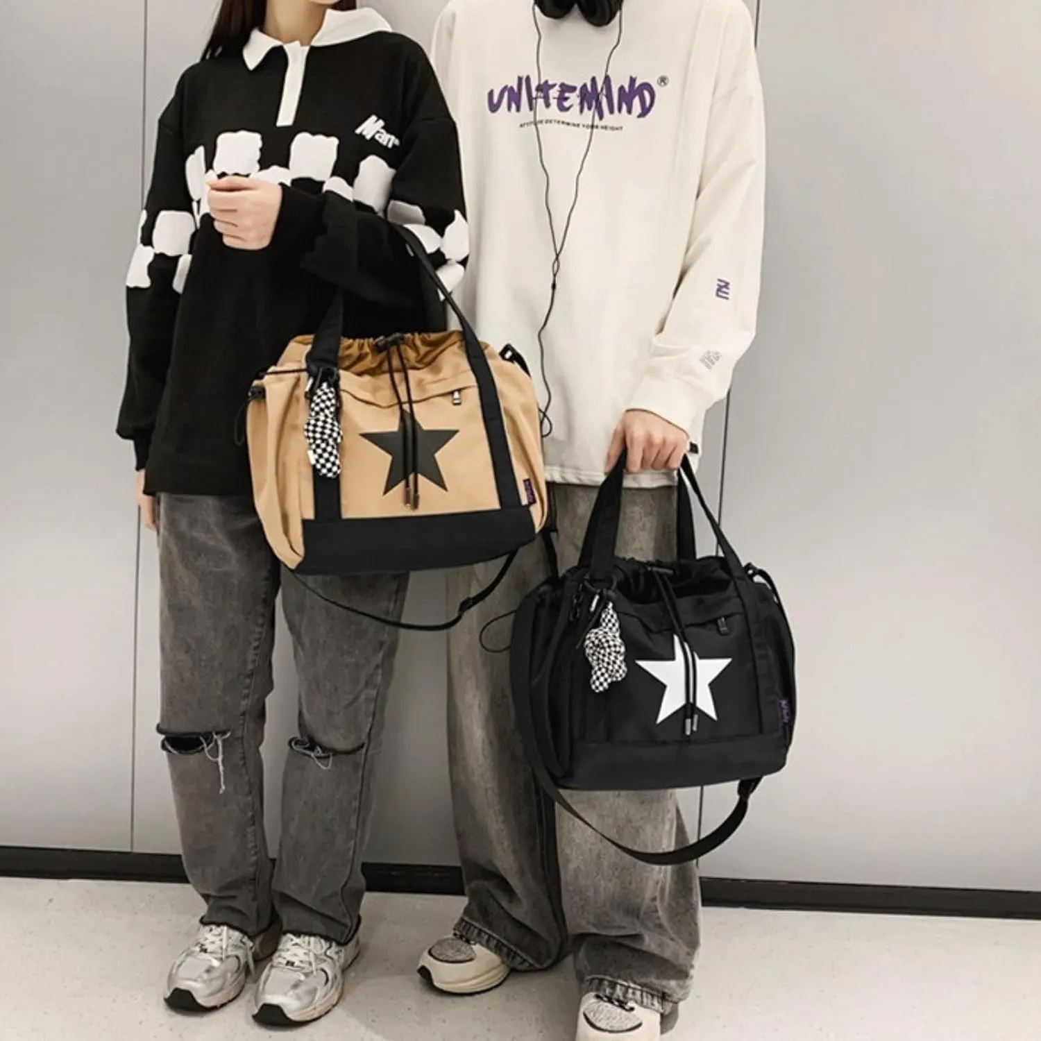Star Messenger Bag Y2K, Cute Aesthetic Crossbody Bag For Women