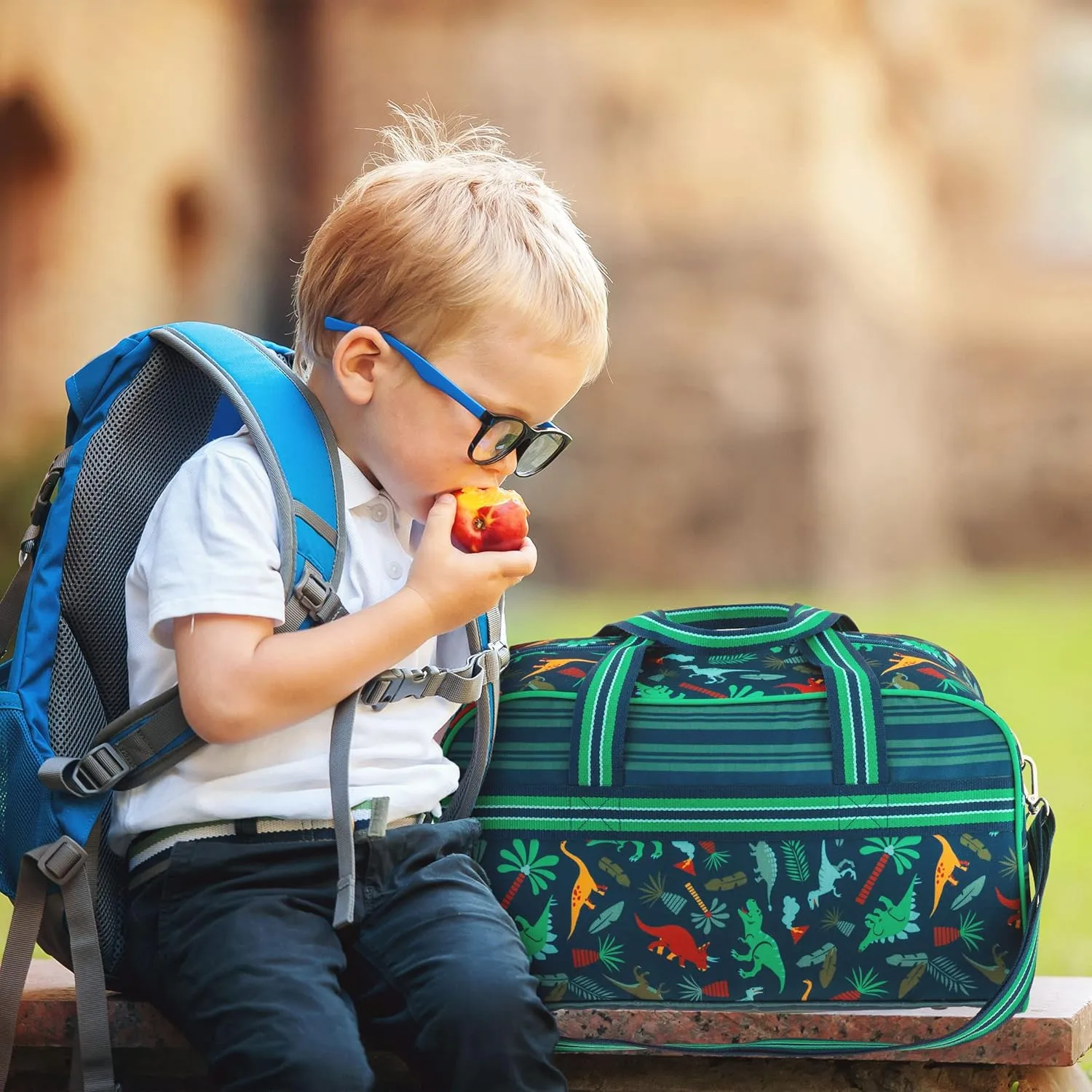 Stephen Joseph Kids Duffle Bag - Overnighter for Boys & Girls, Travel Carry-On Size