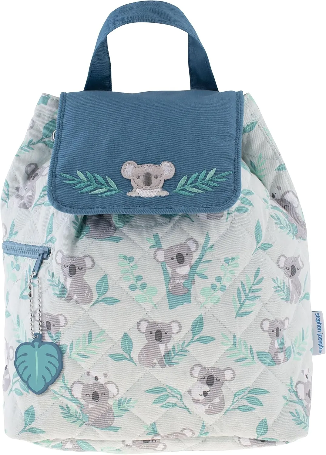 Stephen Joseph Kids' Quilted Backpack, Koala, OS