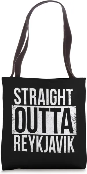 STRAIGHT OUTTA REYKJAVIK Tote Bag