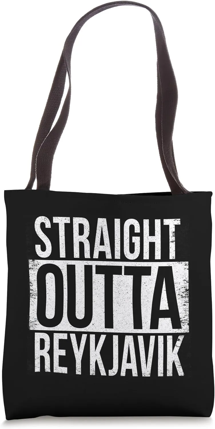 STRAIGHT OUTTA REYKJAVIK Tote Bag