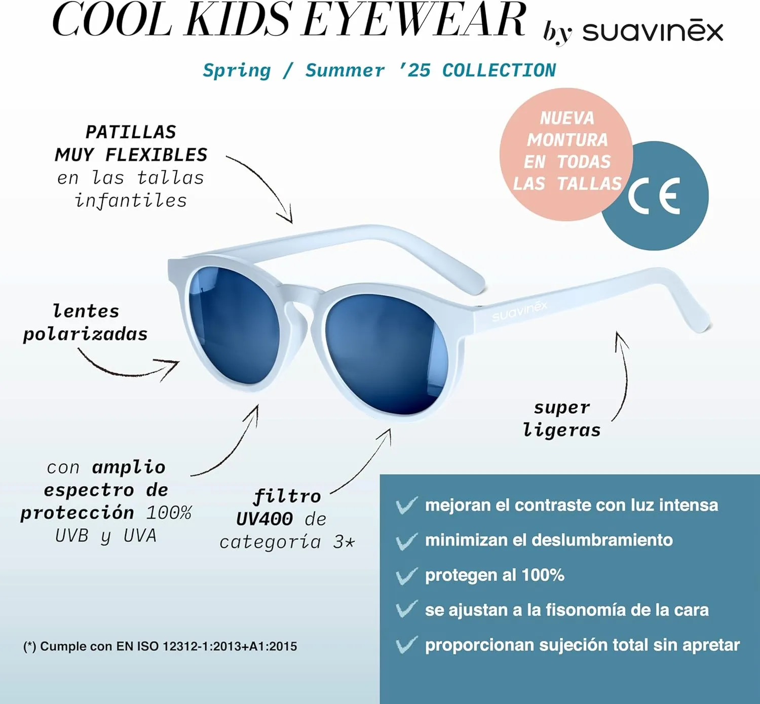 Suavinex Baby Girls' Casual Sunglasses