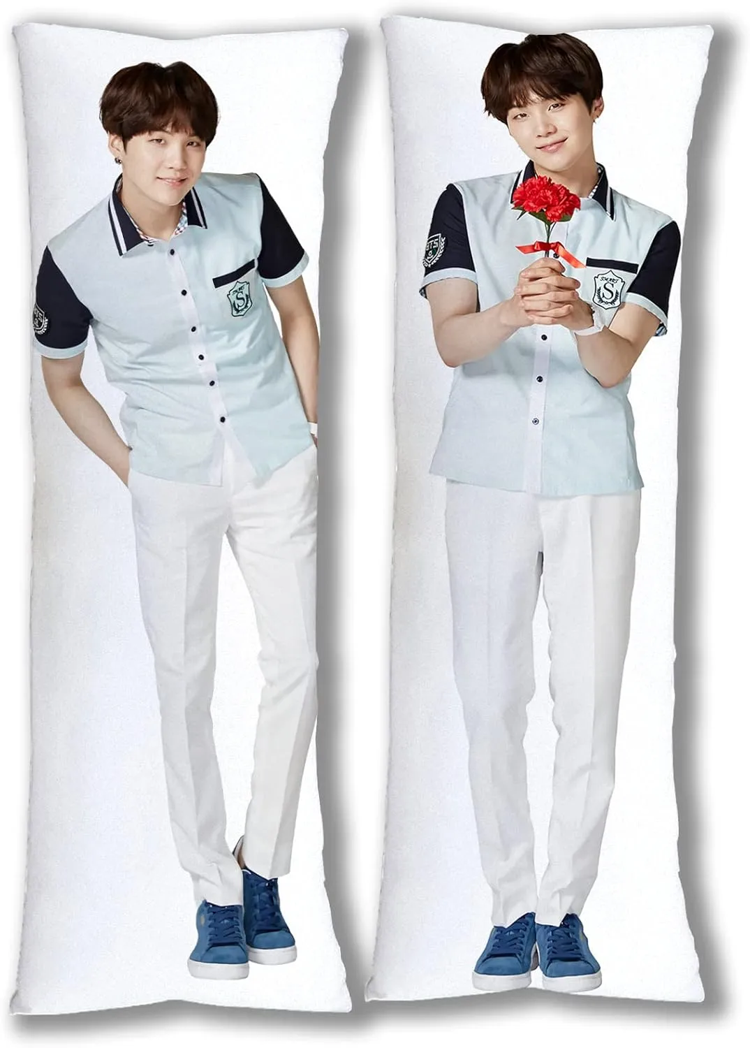 SUGA Hug Body Pillow Case Singger Pillowcase Cover for Fans 20"x59"(50x150cm)