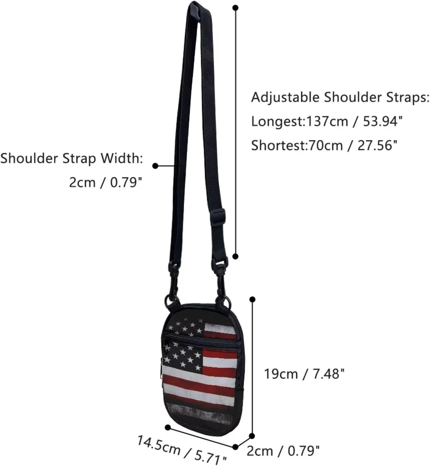Suobstales Small Crossbody Bags for Men Casual Shoulder Bag Chest Bag Youth Messenger Bag Purses and Bags
