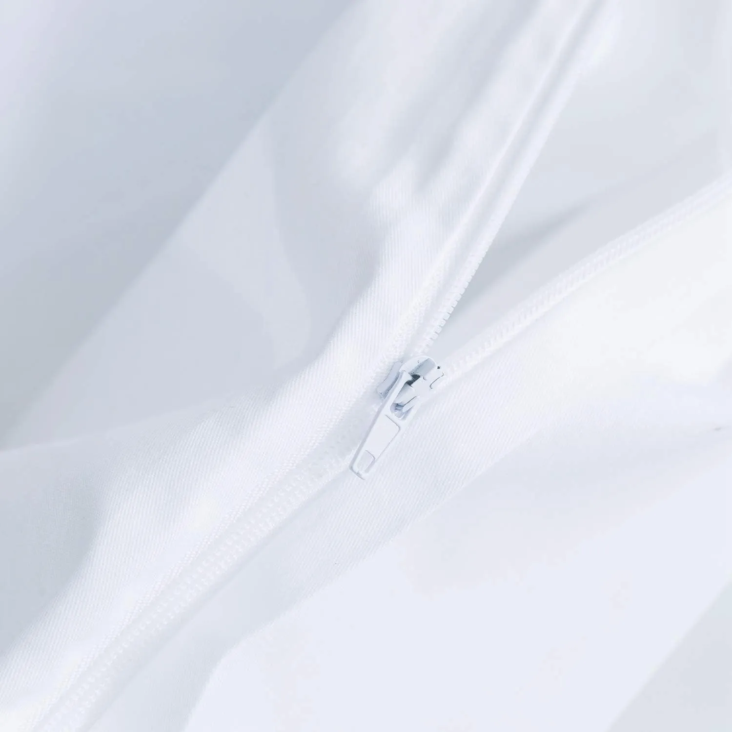 SUSYBAO 100% Cotton Duvet Cover Queen Hotel Collection Duvet Cover 3 Pieces Set 1 Solid White Duvet Cover with Zipper Ties 2 Pillow Shams Luxury Soft Minimalist White Bedding Set Queen Breathable