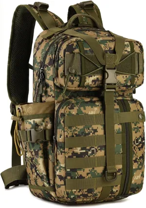 Tactical Backpack, Assault Pack, Military Tactical Army Backpack, Outdoor Tactical Backpacks, Backpacks, Travel Bags, Essential for Hiking and Cycling (Color : Jungle Digital, Size : 30L)