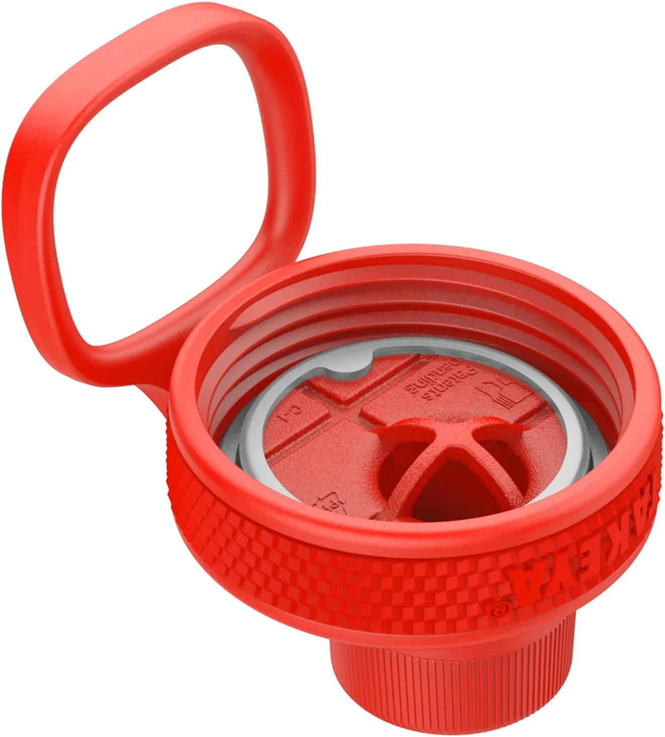 Takeya Tritan Sport Water Bottle with Spout Lid - BPA-Free & Dishwasher-Safe Water Bottle - Reusable Bottle with Lid Handle - Simple Leak-Proof Water Bottle - 32 oz, Pro Fire