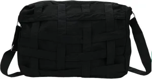 Teclado Casual Messenger Bag Interleaved Grid Nylon Crossbody Bag Chic Shoulder Bag Large Laptop Bag Travel Daypacks