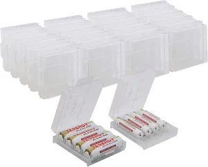 Tenergy 30 Pack Plastic Storage Case for AA/AAA Batteries (Batteries Sold Separately)
