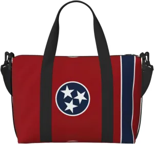 Tennessee state flag Duffel Bags for Traveling - Lightweight Personal Item Travel Bags, Gym Bags for Men and Women