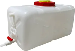 Thickened Fresh Water Tank 75L Portable Water Tank Potable Water Storage Containers Long Term, Water Tank with Spout Kit, Portable Water Storage Barrel for Camping, RV and Picnicking, Outdoor Events