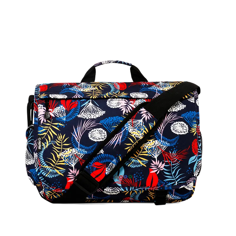 Thomas Laptop Messenger Bag in Botanic - Final Sale
