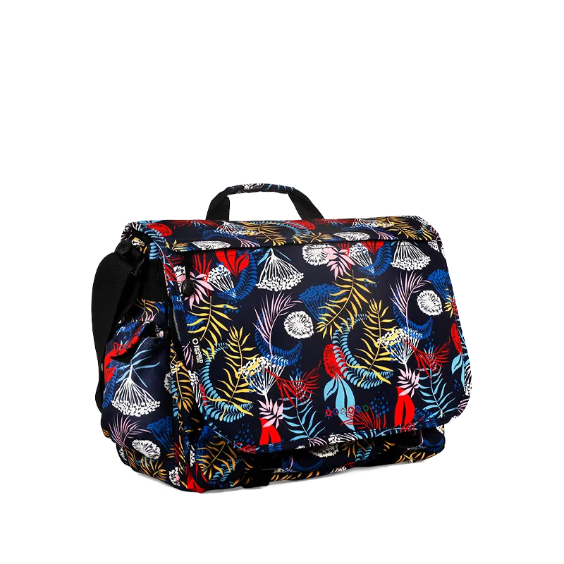 Thomas Laptop Messenger Bag in Botanic - Final Sale