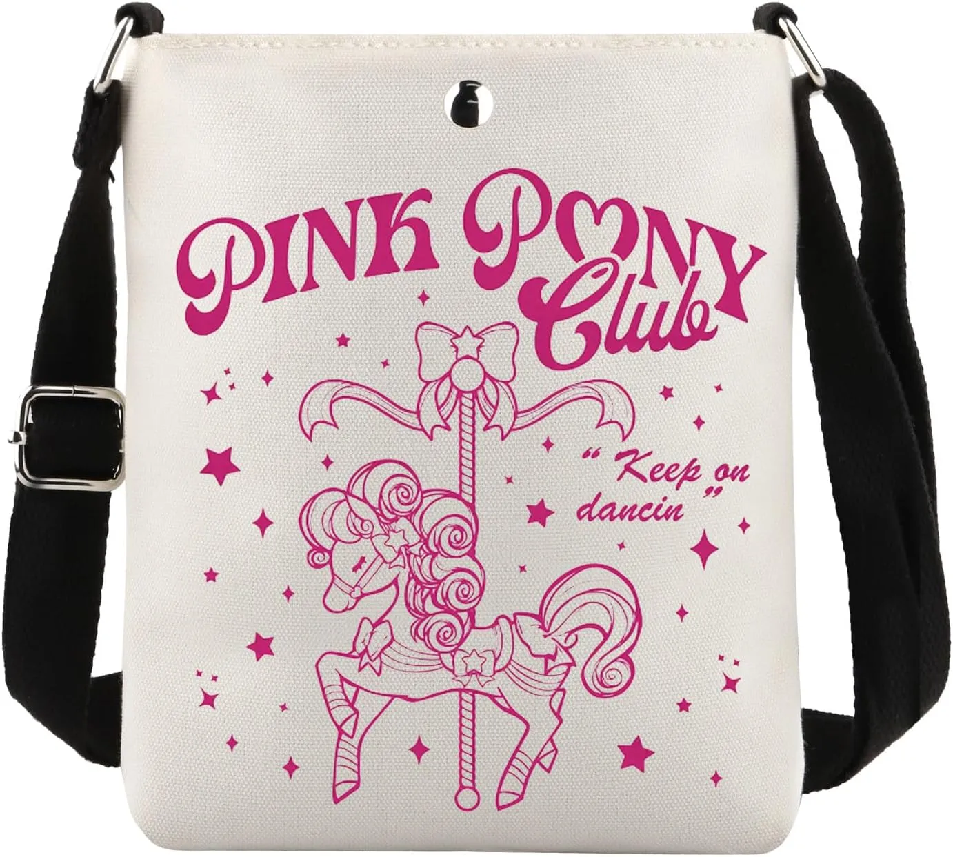 TOBGBE Singer Music Lover Gift Midwest Princess Pink P Club Shopping Bag Singer Fan Lyrics Music Concert Merch