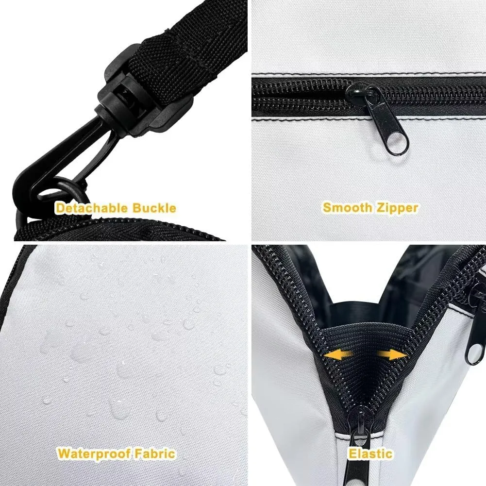 TODIYADDU Messenger Bag for Women Men Mini Shoulder Bag with Adjustable Strap Trendy Sling Purse Chest Bag for Small Items