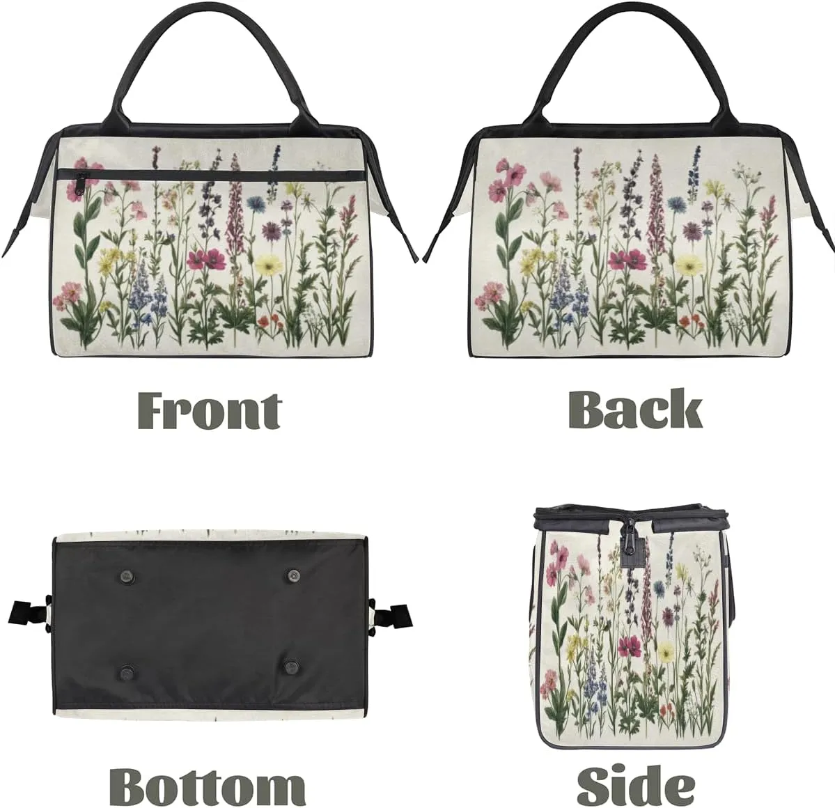 Tote Bag for Women with Zipper, Large Shoulder Bag Handbag for Travel Sports Work