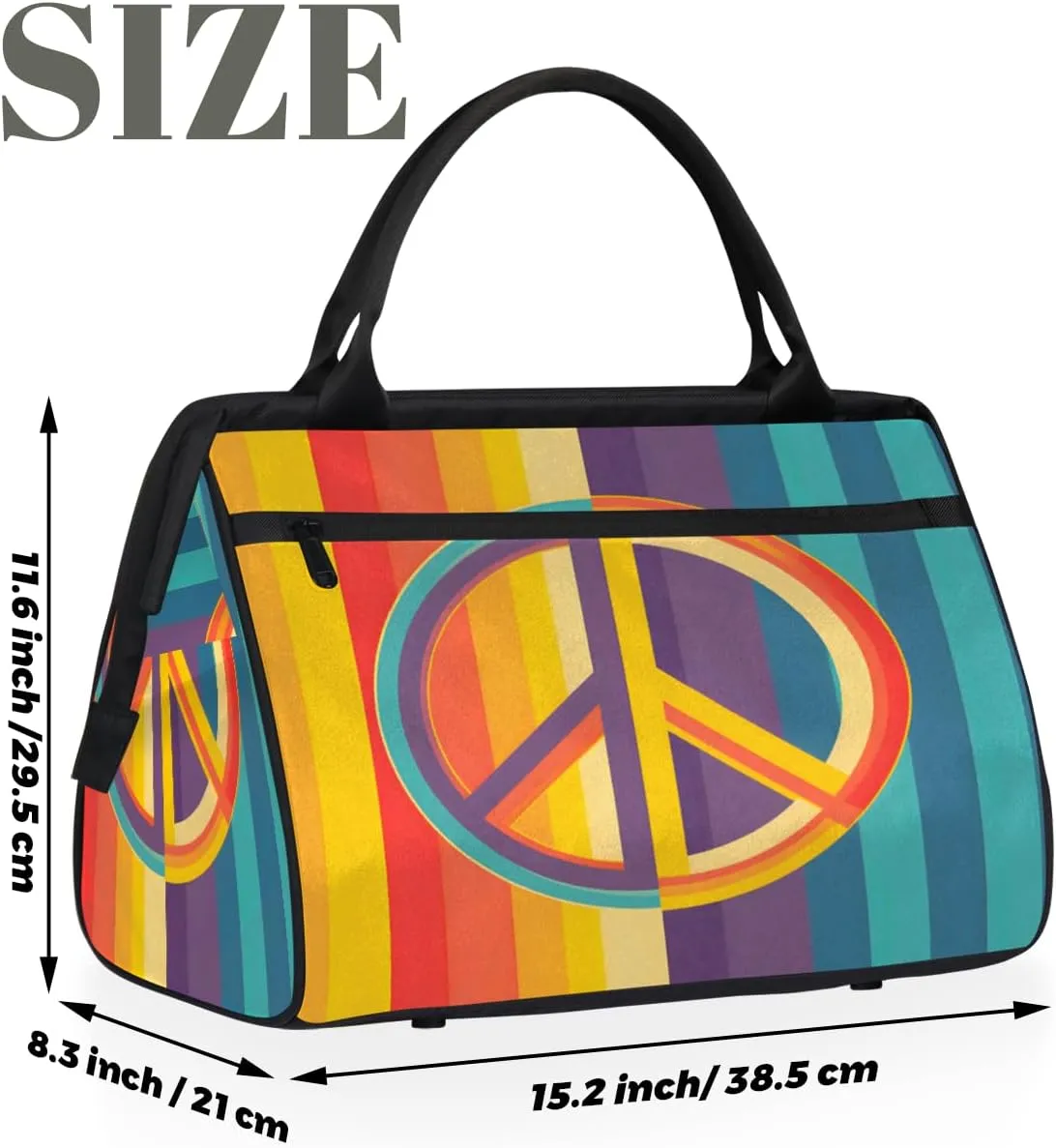Tote Bag for Women with Zipper, Lightweight Travel Tote Bag Large Shoulder Bag Handbag for Work, Gym
