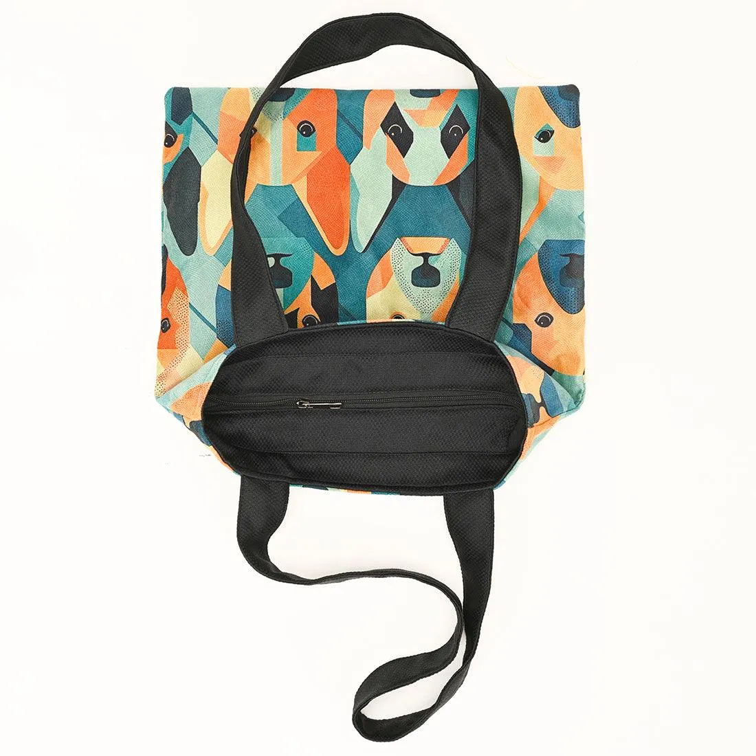 Tote Bag – Midnight Calligraphy Maze