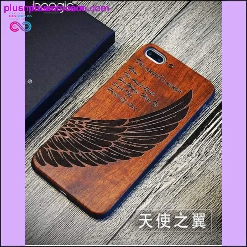 Totem Design for Bamboo Wood Phone Cases For iPhone